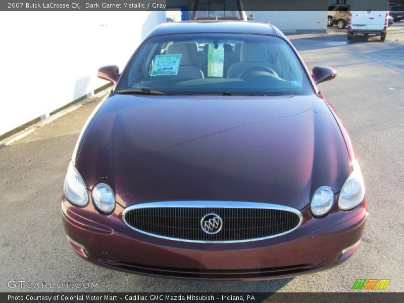 Dark Garnet Metallic / Gray 2007 Buick LaCrosse CX