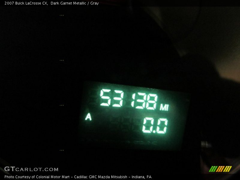Dark Garnet Metallic / Gray 2007 Buick LaCrosse CX
