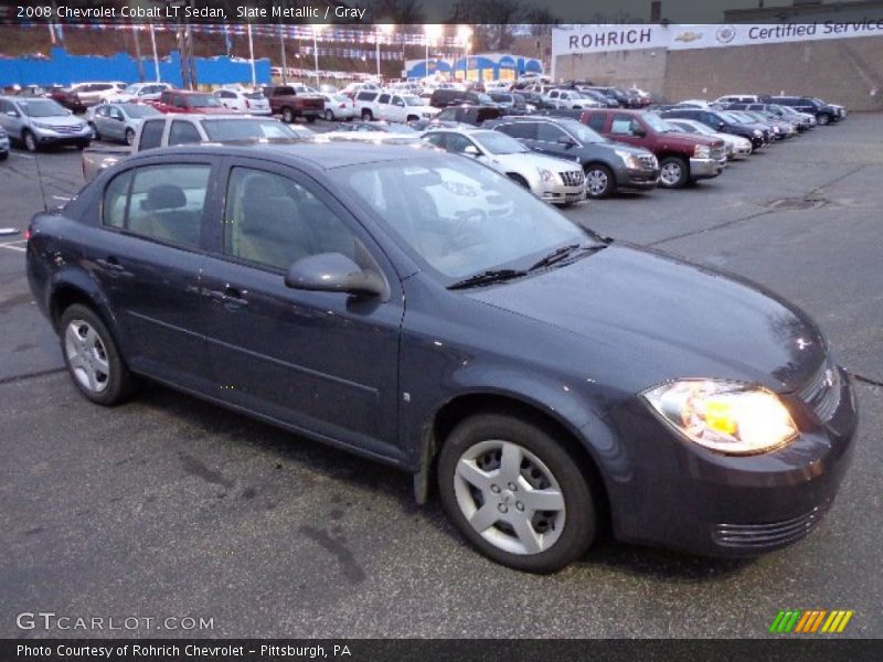 Slate Metallic / Gray 2008 Chevrolet Cobalt LT Sedan