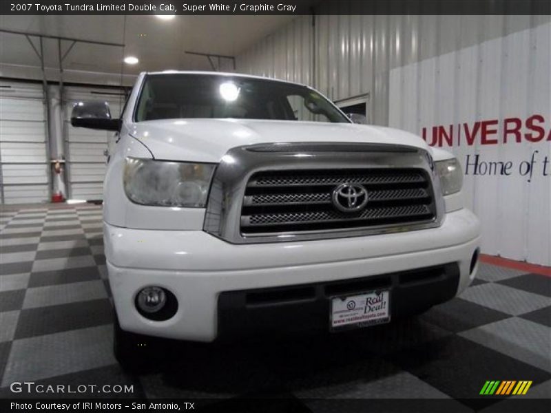 Super White / Graphite Gray 2007 Toyota Tundra Limited Double Cab