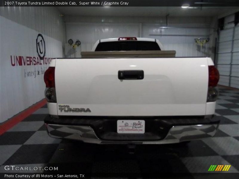 Super White / Graphite Gray 2007 Toyota Tundra Limited Double Cab