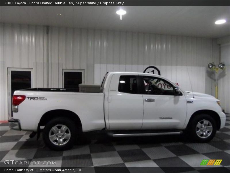 Super White / Graphite Gray 2007 Toyota Tundra Limited Double Cab