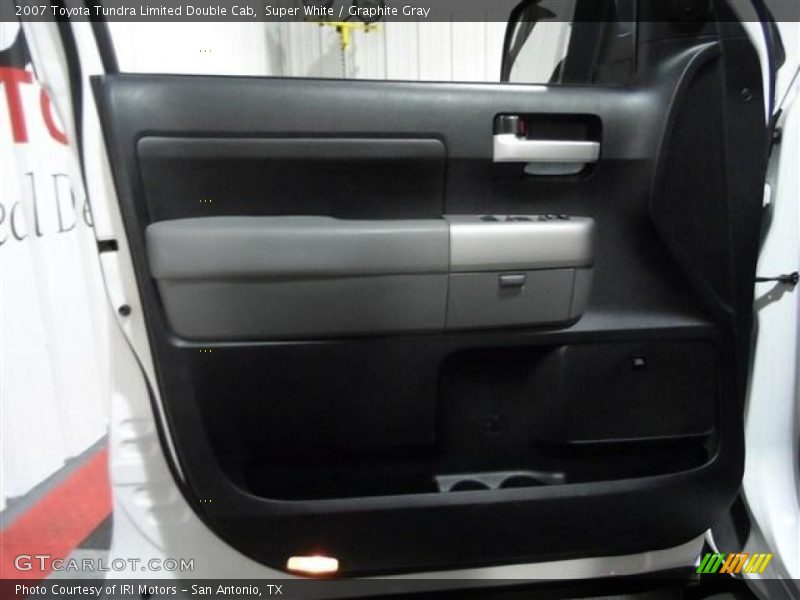 Super White / Graphite Gray 2007 Toyota Tundra Limited Double Cab