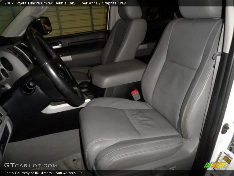 Super White / Graphite Gray 2007 Toyota Tundra Limited Double Cab