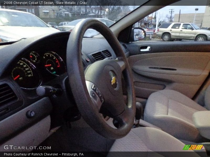 Slate Metallic / Gray 2008 Chevrolet Cobalt LT Sedan