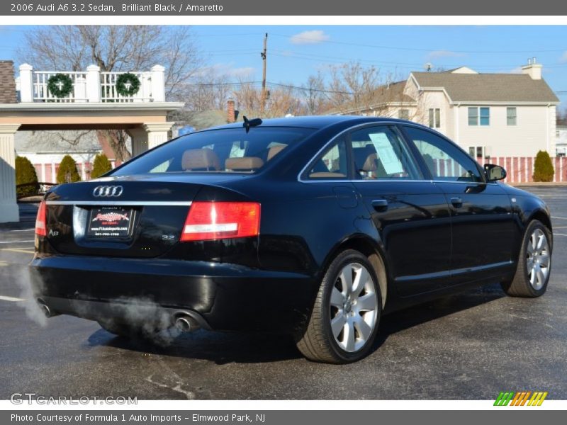 Brilliant Black / Amaretto 2006 Audi A6 3.2 Sedan