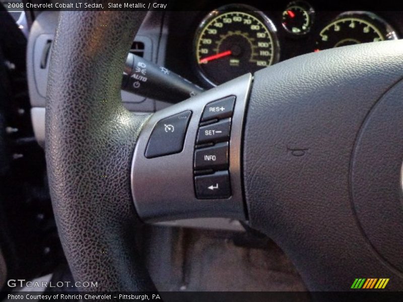 Slate Metallic / Gray 2008 Chevrolet Cobalt LT Sedan