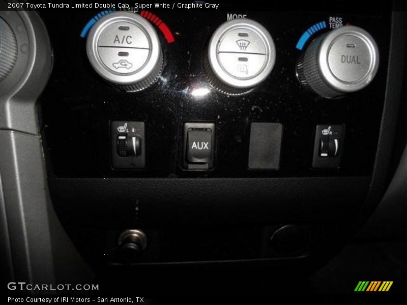 Super White / Graphite Gray 2007 Toyota Tundra Limited Double Cab