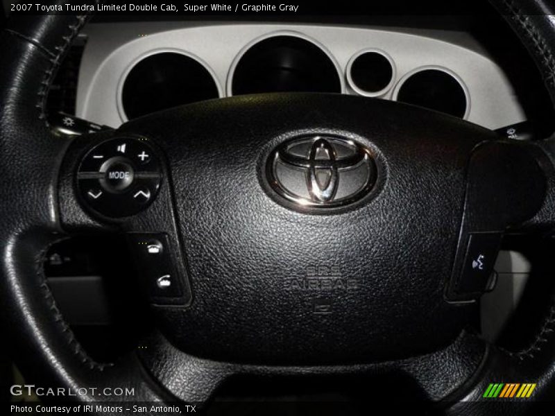 Super White / Graphite Gray 2007 Toyota Tundra Limited Double Cab