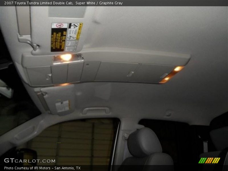 Super White / Graphite Gray 2007 Toyota Tundra Limited Double Cab