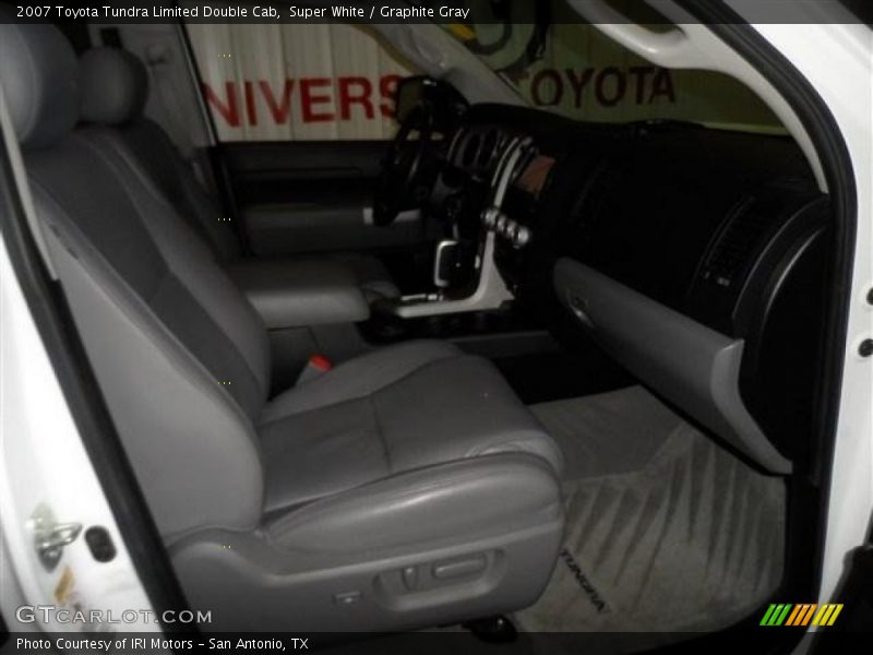 Super White / Graphite Gray 2007 Toyota Tundra Limited Double Cab
