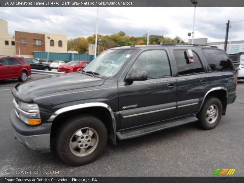 Dark Gray Metallic / Gray/Dark Charcoal 2003 Chevrolet Tahoe LT 4x4