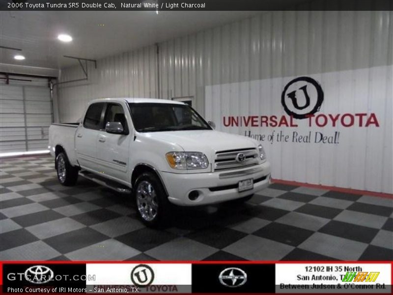 Natural White / Light Charcoal 2006 Toyota Tundra SR5 Double Cab