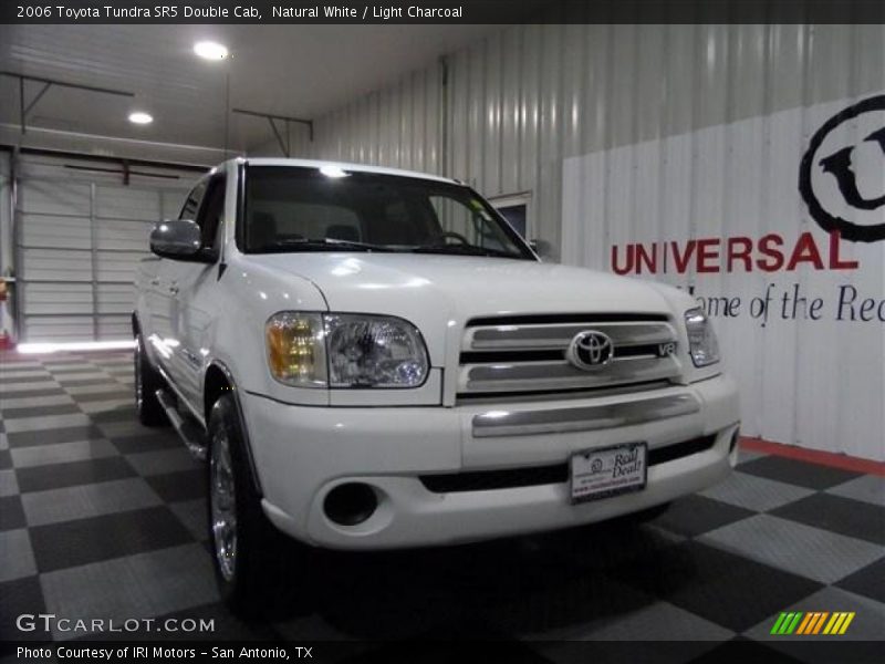Natural White / Light Charcoal 2006 Toyota Tundra SR5 Double Cab