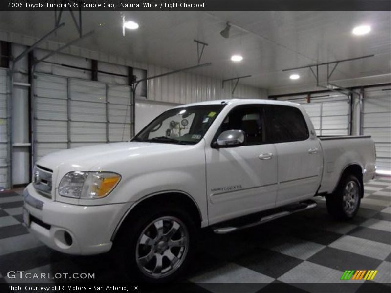 Natural White / Light Charcoal 2006 Toyota Tundra SR5 Double Cab