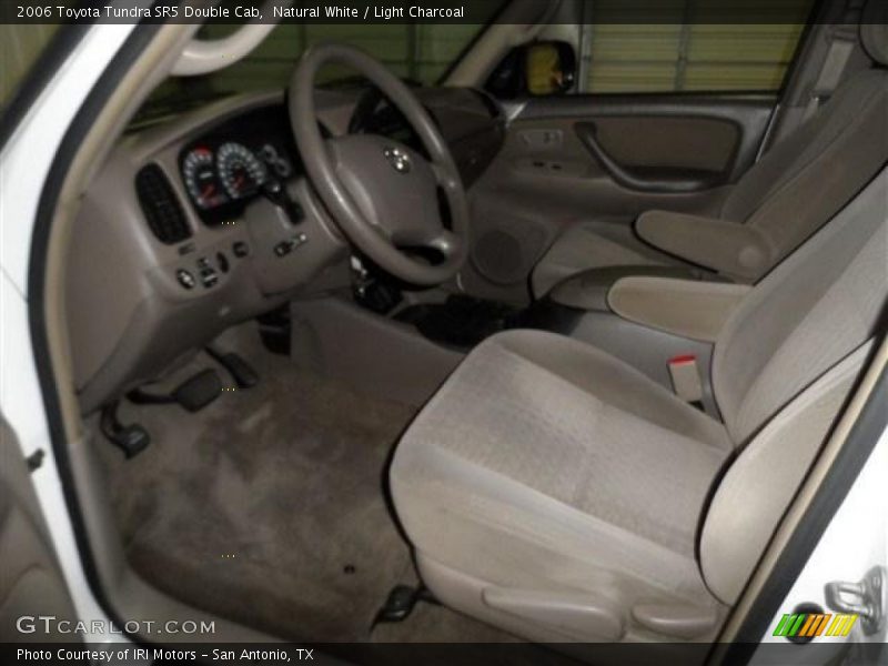 Natural White / Light Charcoal 2006 Toyota Tundra SR5 Double Cab