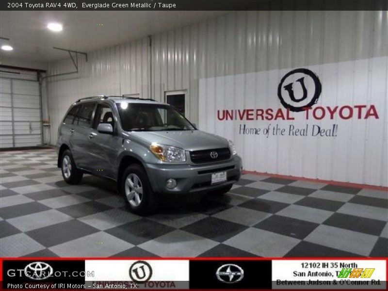 Everglade Green Metallic / Taupe 2004 Toyota RAV4 4WD
