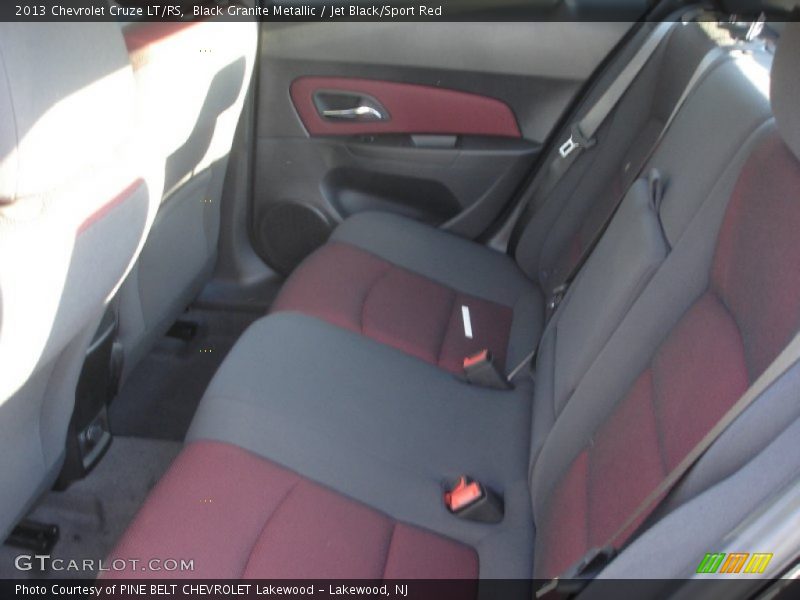 Black Granite Metallic / Jet Black/Sport Red 2013 Chevrolet Cruze LT/RS
