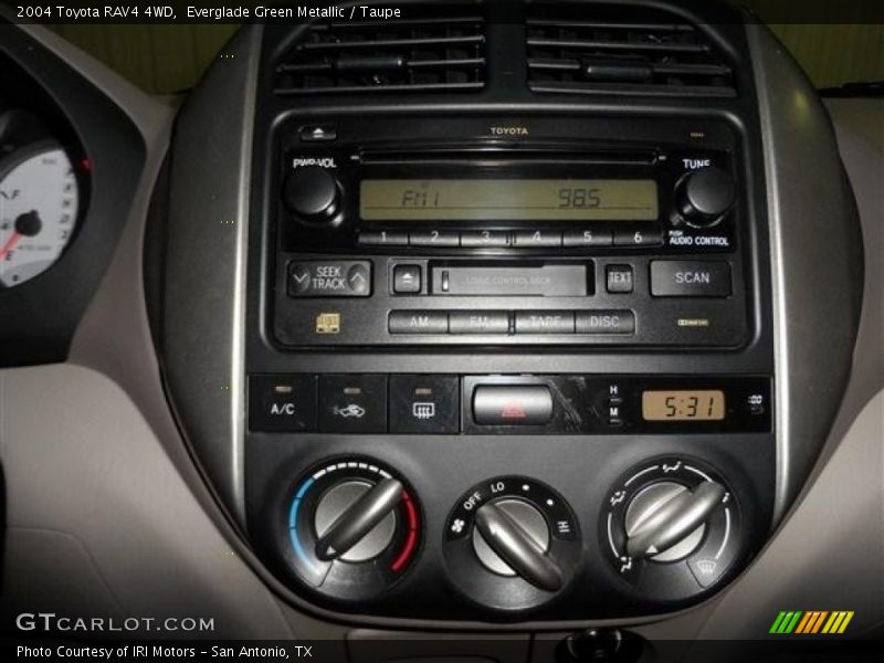 Everglade Green Metallic / Taupe 2004 Toyota RAV4 4WD