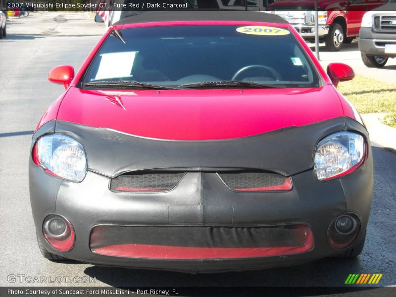Pure Red / Dark Charcoal 2007 Mitsubishi Eclipse Spyder GT