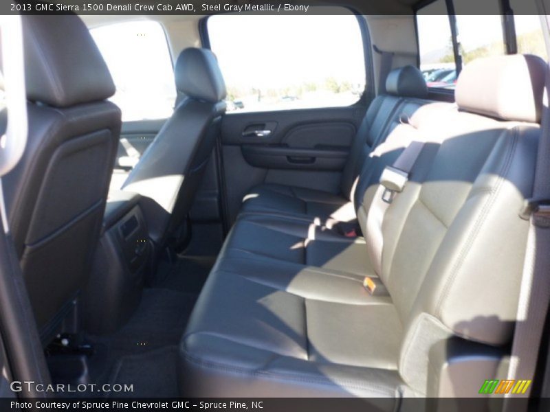 Steel Gray Metallic / Ebony 2013 GMC Sierra 1500 Denali Crew Cab AWD