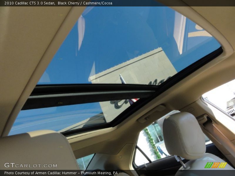 Black Cherry / Cashmere/Cocoa 2010 Cadillac CTS 3.0 Sedan