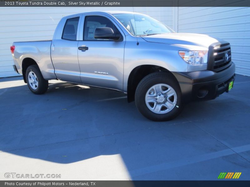 Silver Sky Metallic / Graphite 2013 Toyota Tundra Double Cab