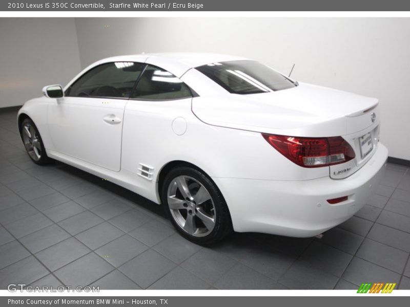 Starfire White Pearl / Ecru Beige 2010 Lexus IS 350C Convertible