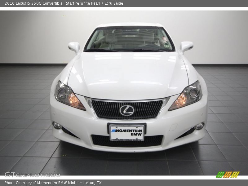 Starfire White Pearl / Ecru Beige 2010 Lexus IS 350C Convertible