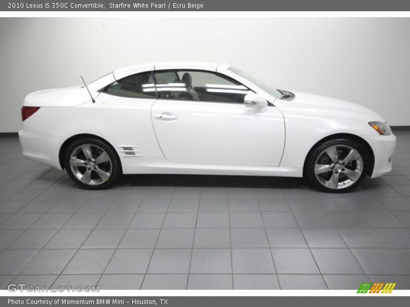 Starfire White Pearl / Ecru Beige 2010 Lexus IS 350C Convertible