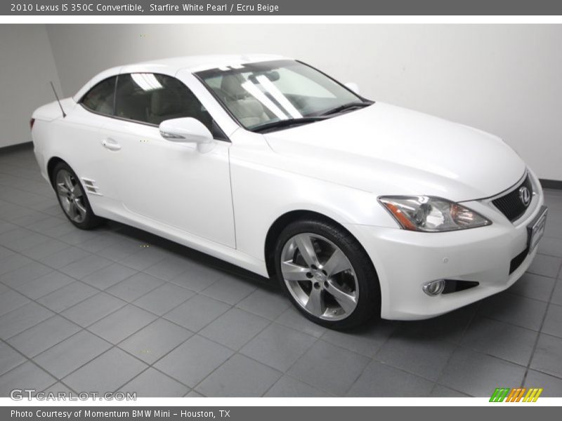 Starfire White Pearl / Ecru Beige 2010 Lexus IS 350C Convertible