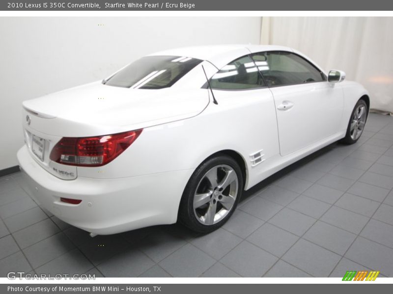 Starfire White Pearl / Ecru Beige 2010 Lexus IS 350C Convertible