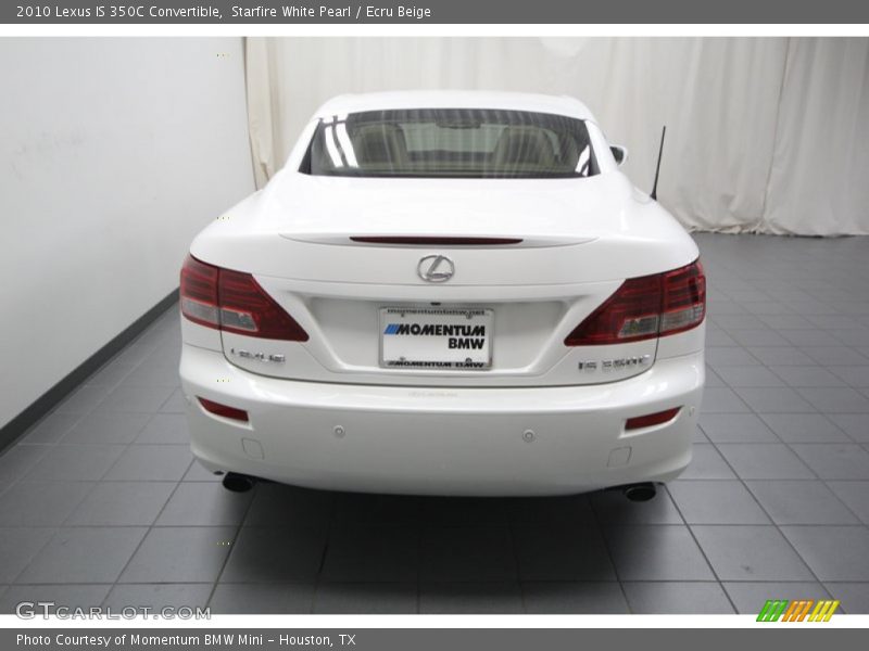 Starfire White Pearl / Ecru Beige 2010 Lexus IS 350C Convertible