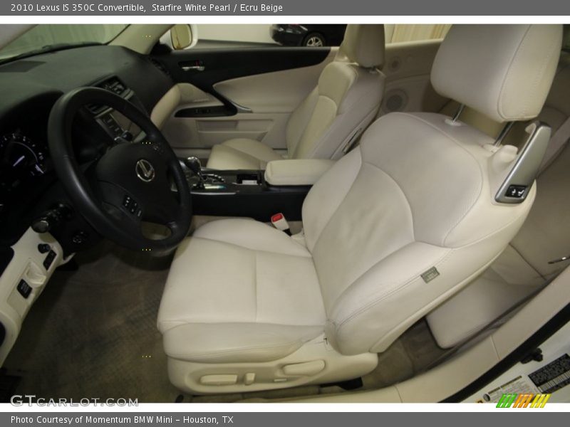 Starfire White Pearl / Ecru Beige 2010 Lexus IS 350C Convertible