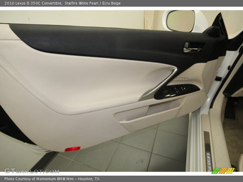 Starfire White Pearl / Ecru Beige 2010 Lexus IS 350C Convertible
