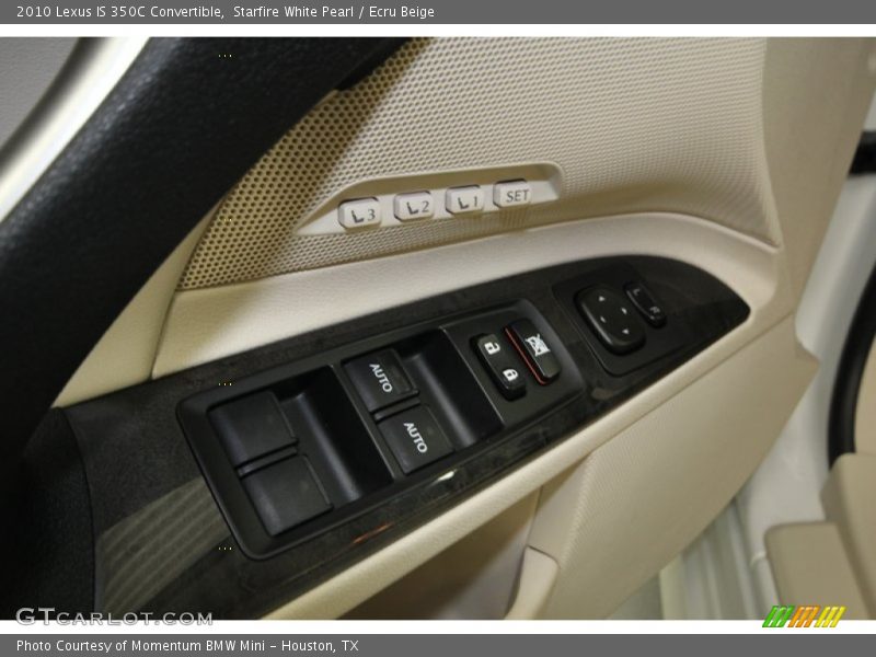 Starfire White Pearl / Ecru Beige 2010 Lexus IS 350C Convertible