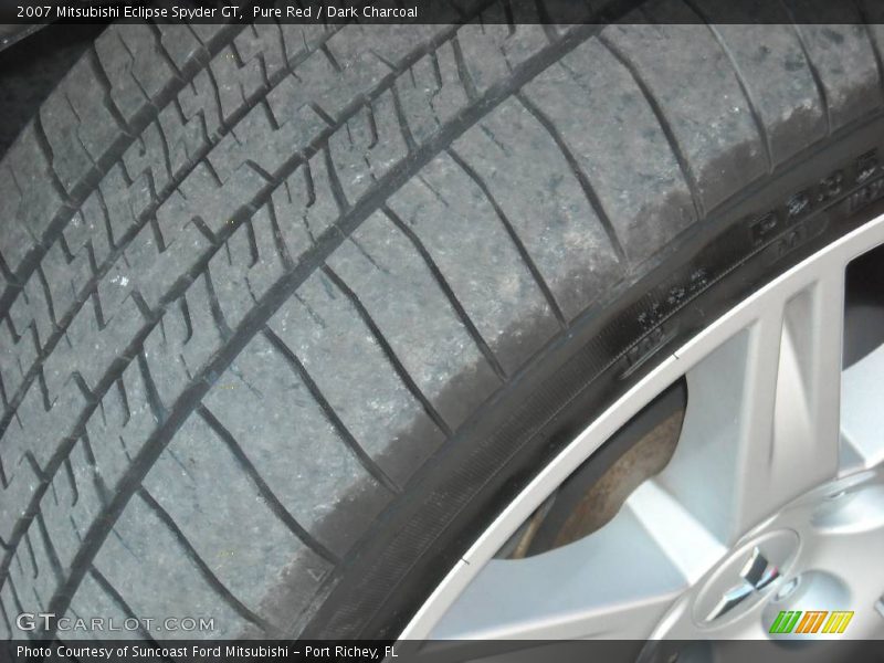 Pure Red / Dark Charcoal 2007 Mitsubishi Eclipse Spyder GT