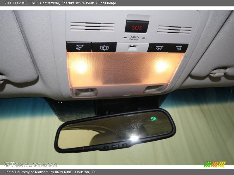 Starfire White Pearl / Ecru Beige 2010 Lexus IS 350C Convertible