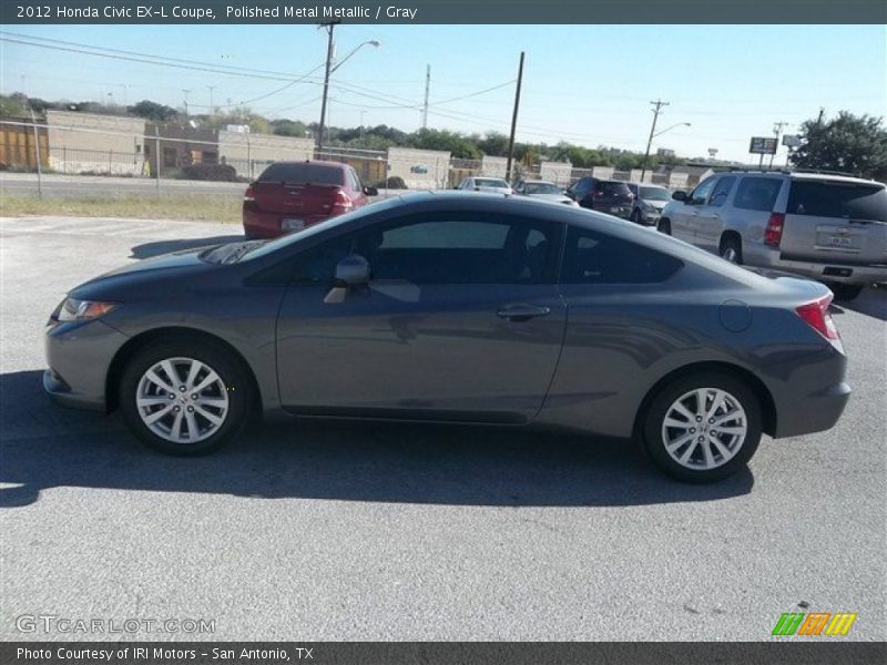 Polished Metal Metallic / Gray 2012 Honda Civic EX-L Coupe