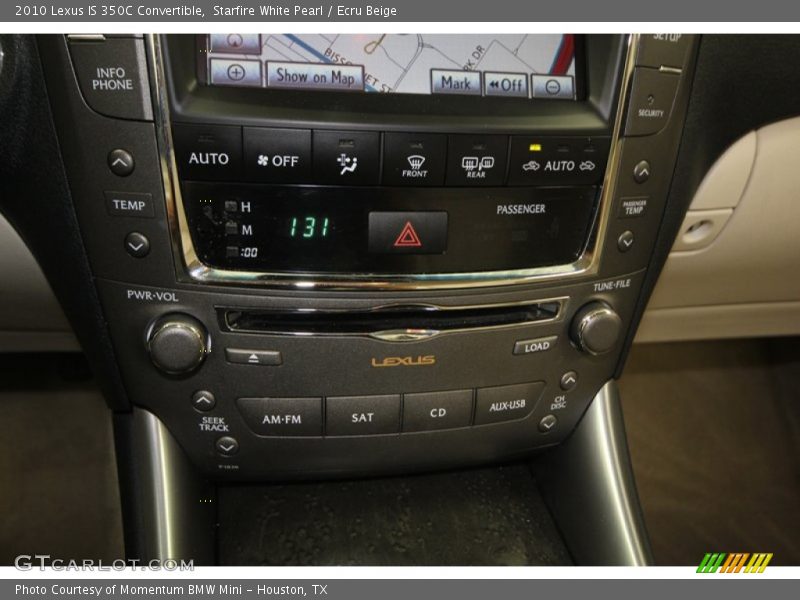 Starfire White Pearl / Ecru Beige 2010 Lexus IS 350C Convertible