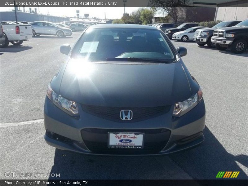 Polished Metal Metallic / Gray 2012 Honda Civic EX-L Coupe