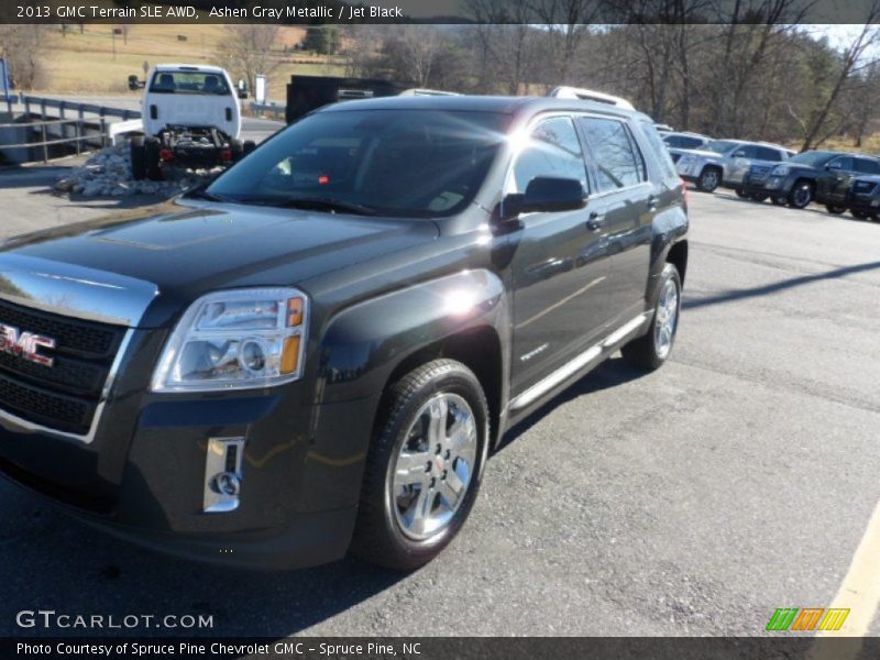 Ashen Gray Metallic / Jet Black 2013 GMC Terrain SLE AWD