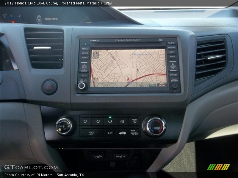 Navigation of 2012 Civic EX-L Coupe