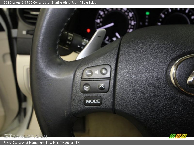 Starfire White Pearl / Ecru Beige 2010 Lexus IS 350C Convertible