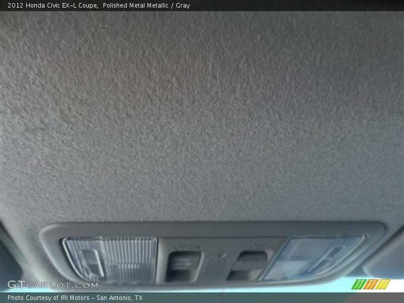Polished Metal Metallic / Gray 2012 Honda Civic EX-L Coupe