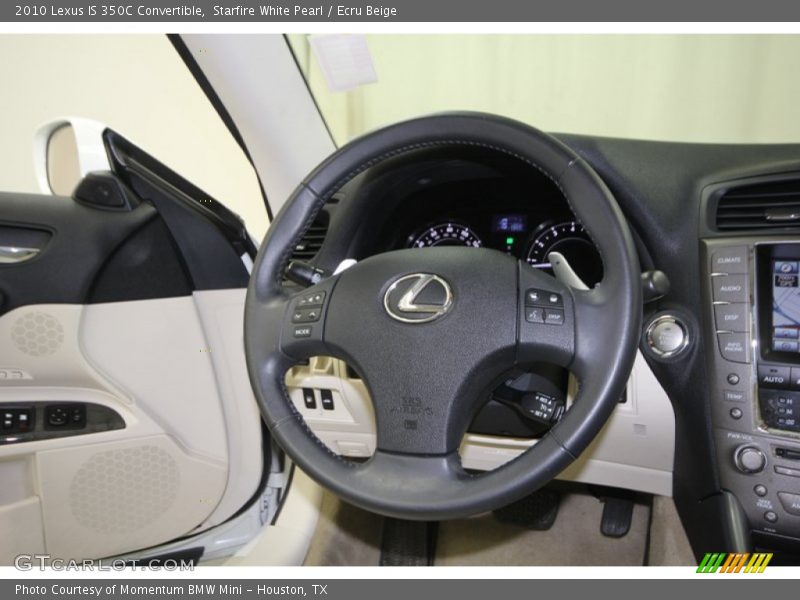 Starfire White Pearl / Ecru Beige 2010 Lexus IS 350C Convertible