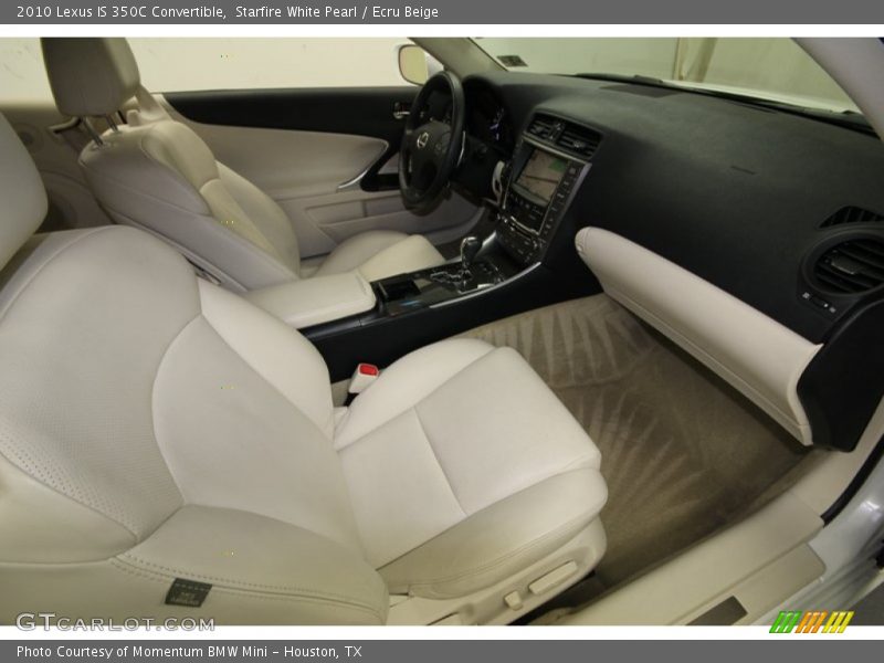 Starfire White Pearl / Ecru Beige 2010 Lexus IS 350C Convertible