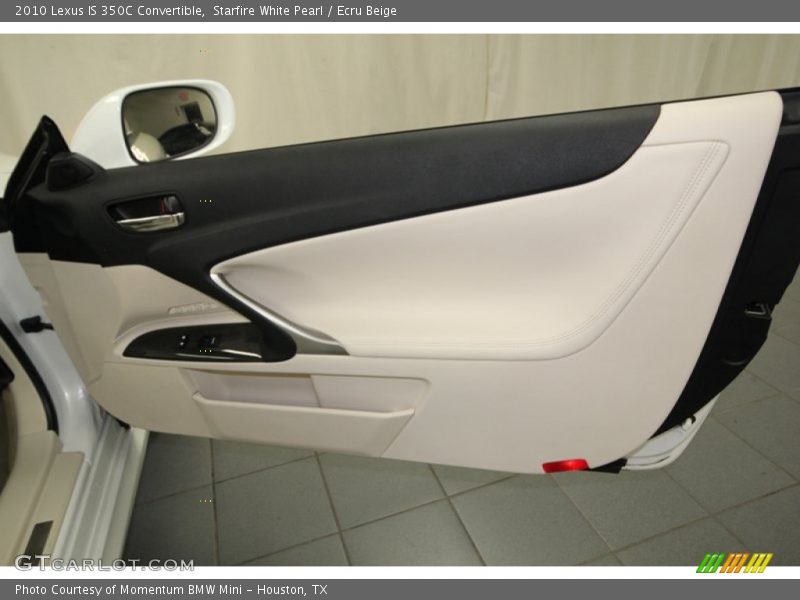 Starfire White Pearl / Ecru Beige 2010 Lexus IS 350C Convertible