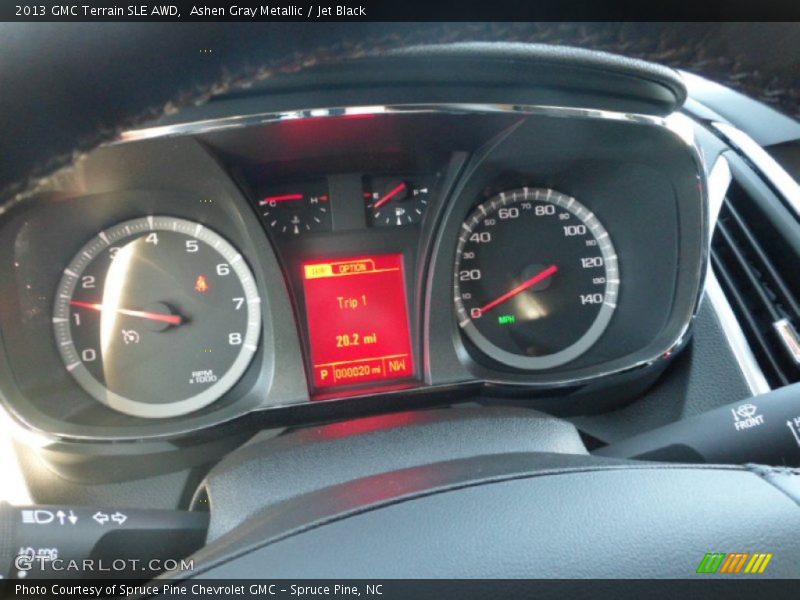Ashen Gray Metallic / Jet Black 2013 GMC Terrain SLE AWD