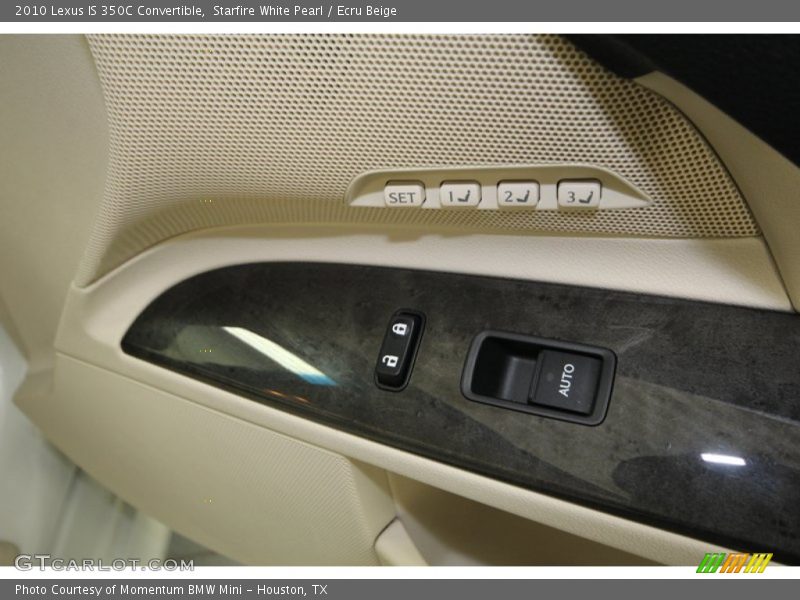 Starfire White Pearl / Ecru Beige 2010 Lexus IS 350C Convertible